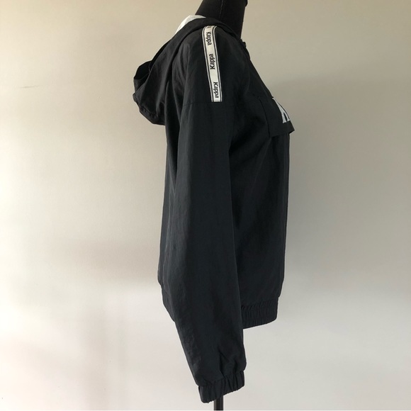 Women’s Kappa Black Pullover hooded Jacket size S - Picture 6 of 11